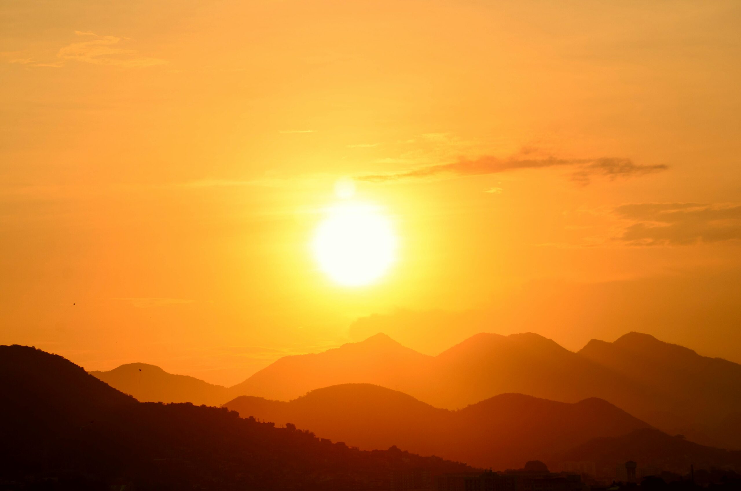 pexels-photo-585759-585759 | Architecture vastu maharishi Stunning sunset over Rio de Janeiro's mountains, capturing the vibrant golden hues and silhouettes.